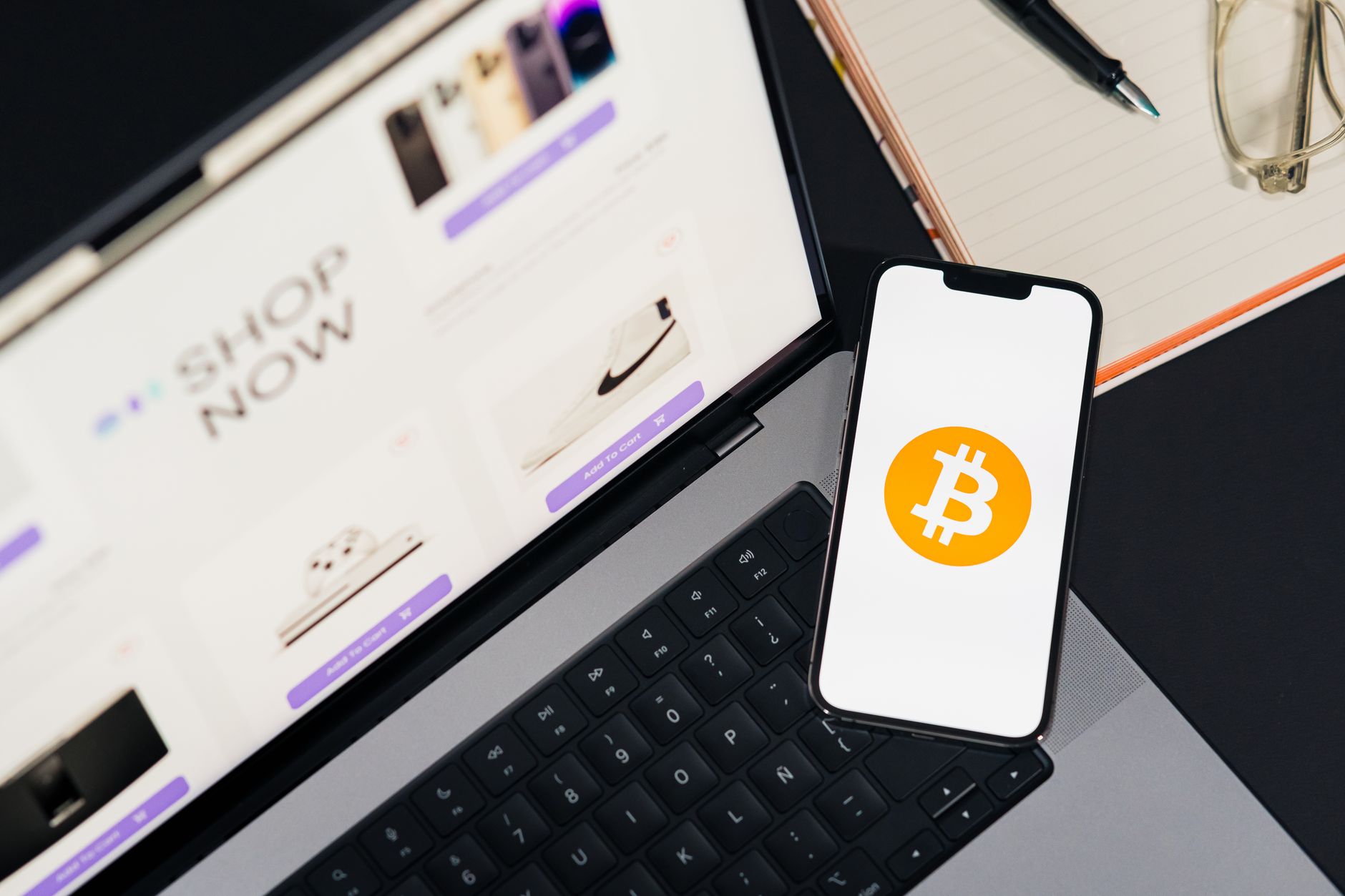a person examining a cryptocurrency transaction on a blockchain explorer website on a laptop